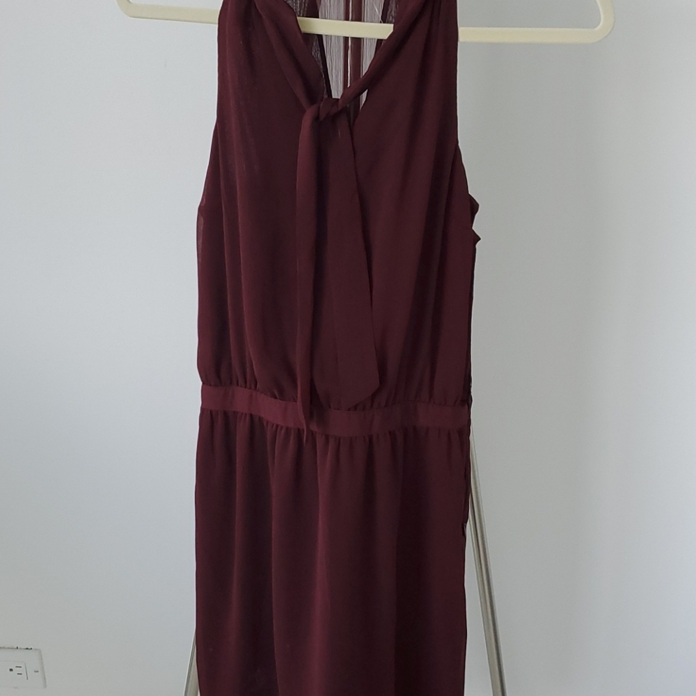 Banana Republic wine mini dress